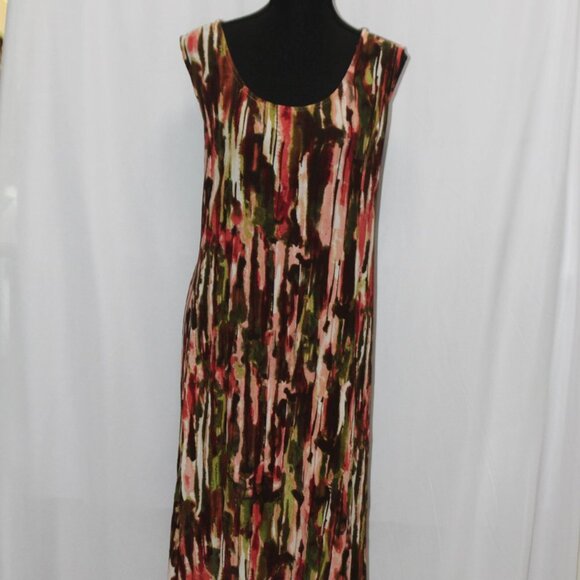 Roaman's Women's Sleeveless Dress - Picture 3 of 15